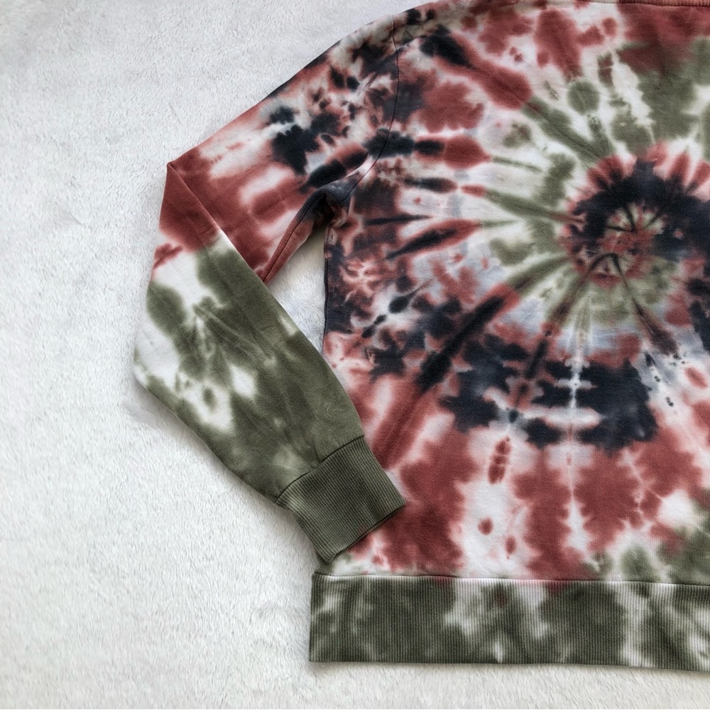 No Boundaries, Tie Dye Hooded Sweatshirt, Size S (Girl) - Picture 14 of 15